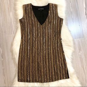 Black Embellished Mini Dress